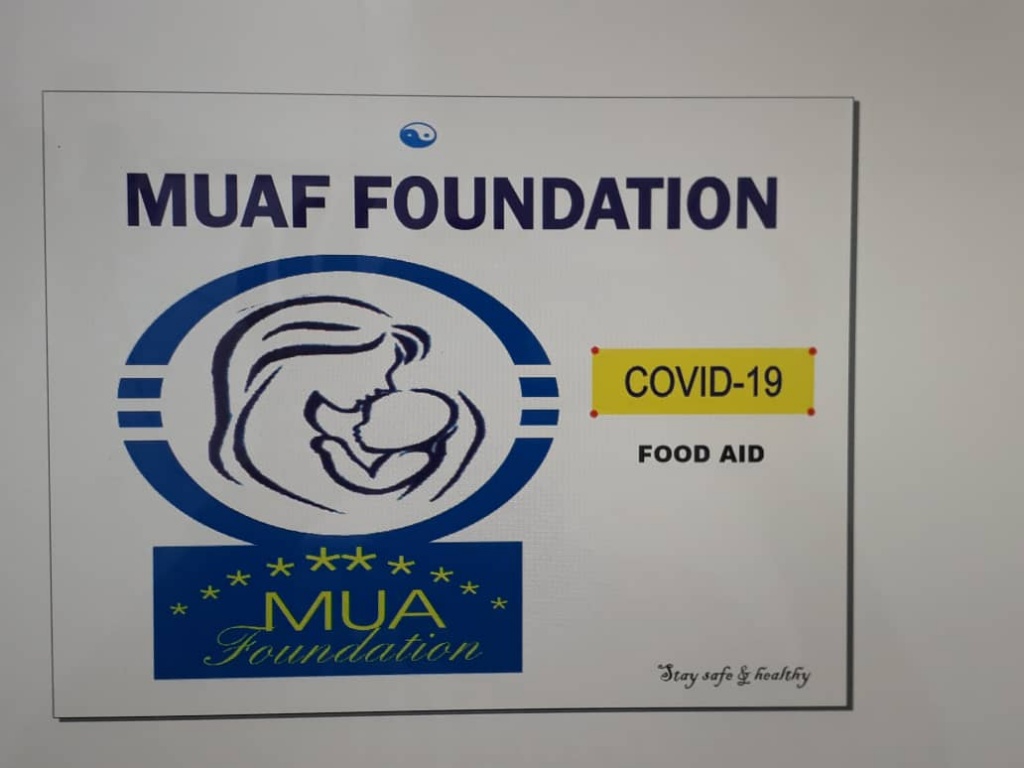 Mua Foundation partnering with the Lagos food Bank initiative during the Covic-19 pandemic
